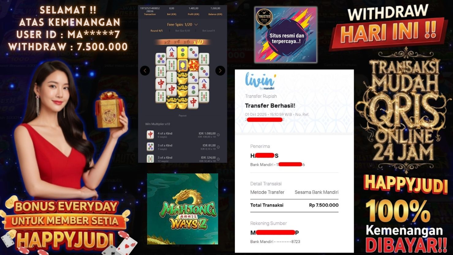 HAPPYJUDI JACKPOT SLOT MAHJONG WAYS 2